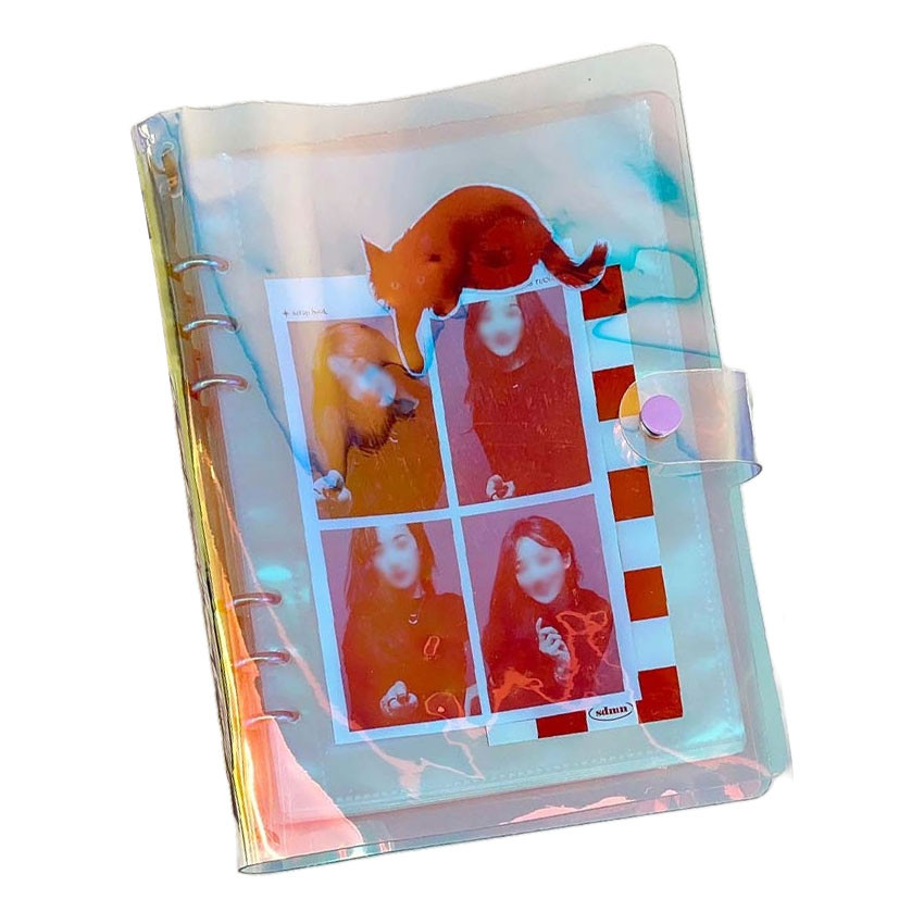 NUOBESTY A5 6-Ring Binder Cover – Clear Acrylic Planner Protector, Sturdy & Sleek For Notebooks, Diaries, Travel & Office