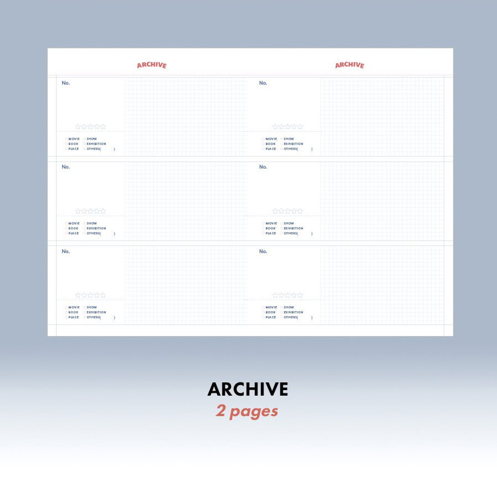 archive - Iconic 2024 Record On B6 Dated Weekly Diary Planner