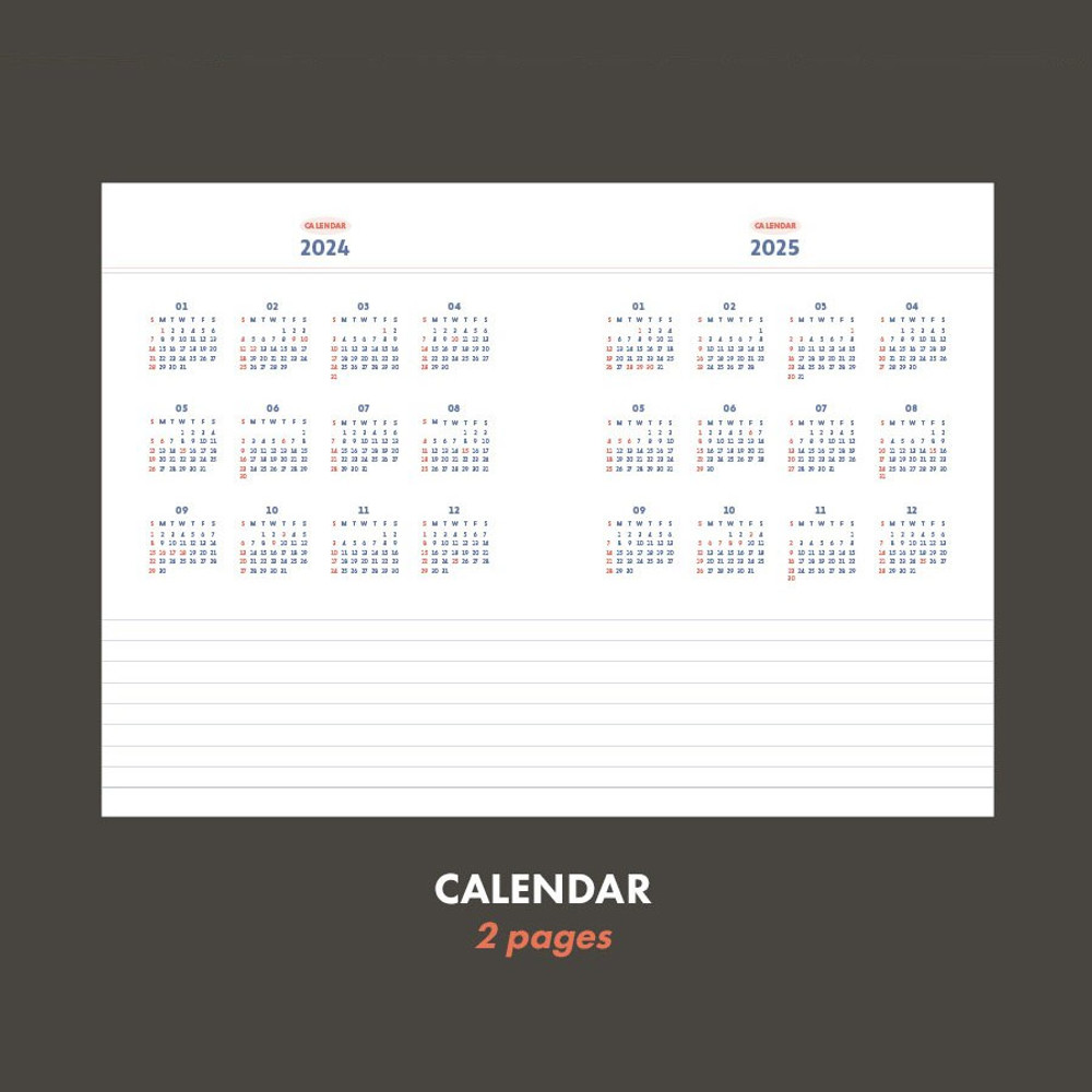 calendar - Iconic 2024 Record On A5 Dated Weekly Diary Planner