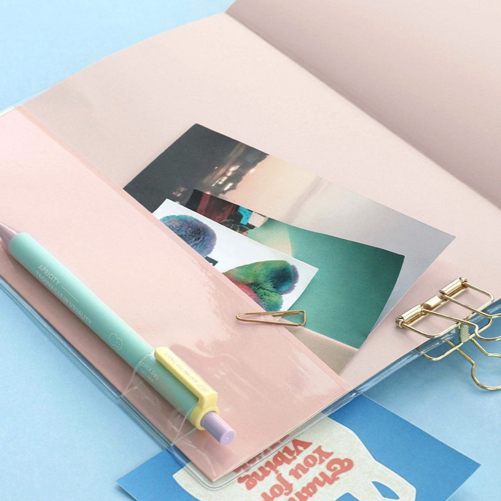 pvc cover with pen holder - Iconic 2024 Record On A5 Dated Weekly Diary Planner
