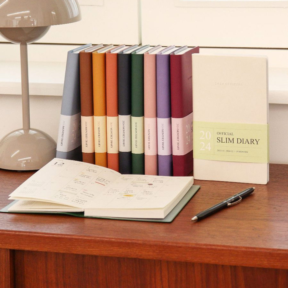 Indigo 2024 Official Slim Dated Monthly Planner Scheduler