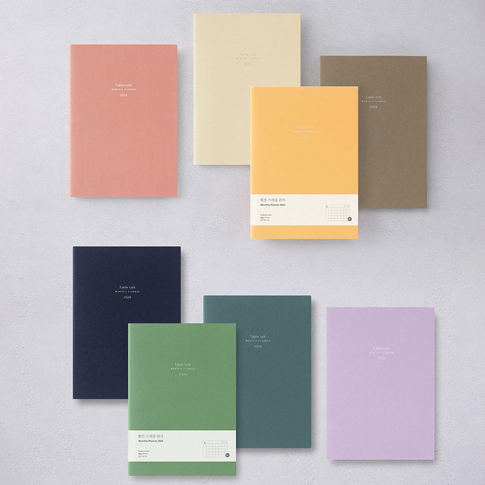 2024 Table Talk B5 Dated Monthly Planner Diary