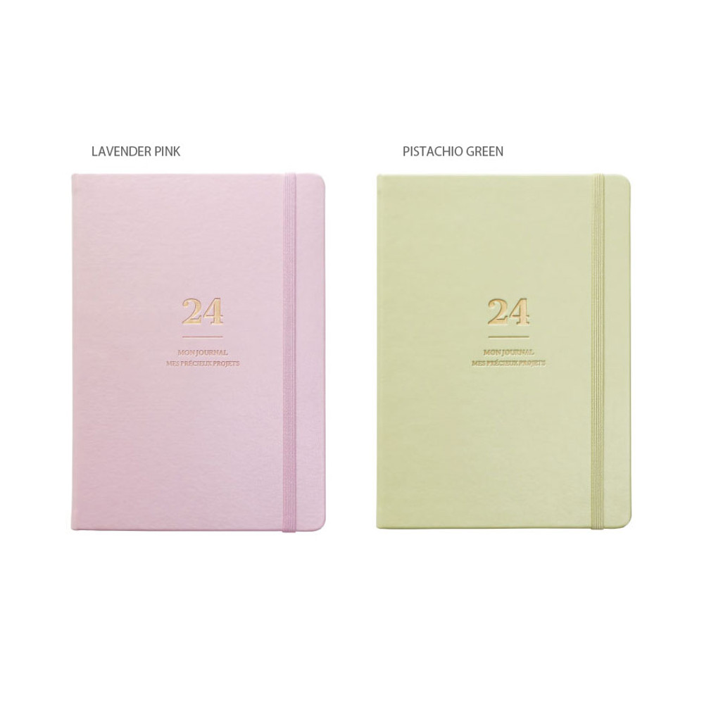 Colors - O-check 2024 Mon Journal A5 Dated Weekly Diary Planner