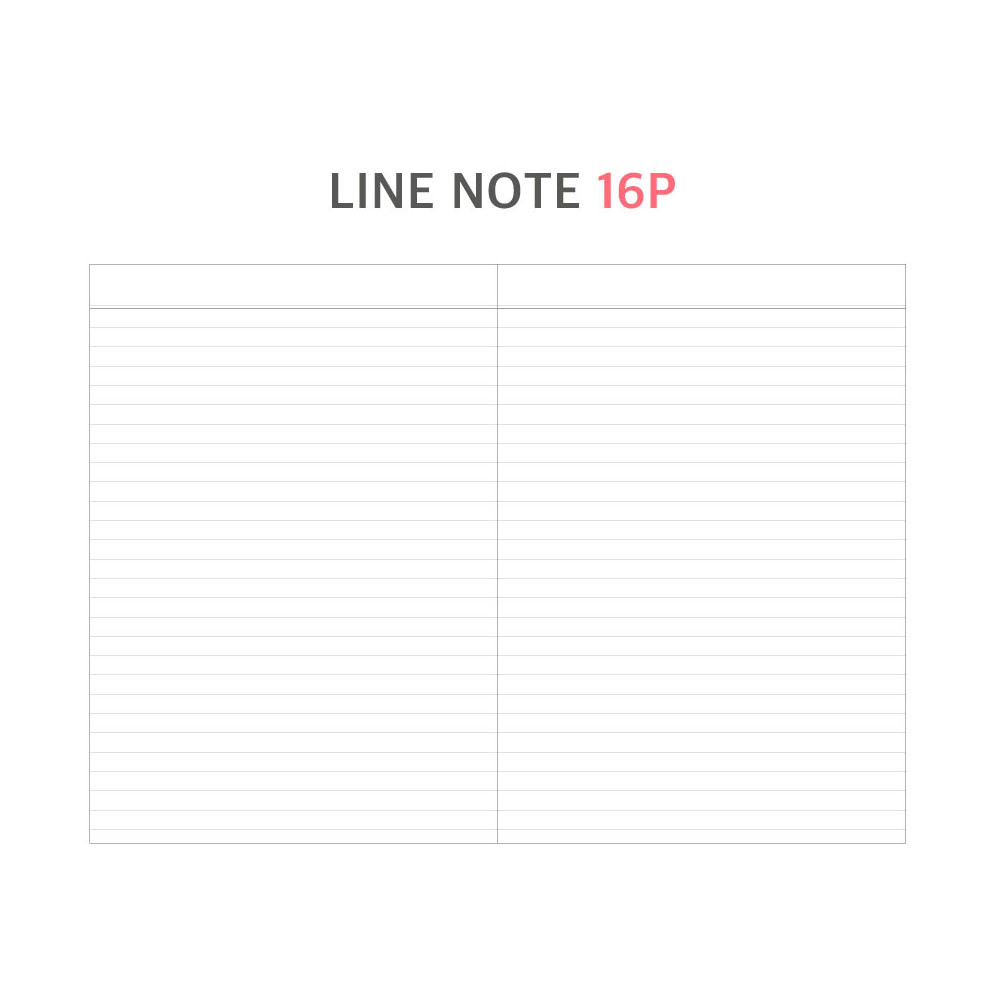 Lined note - O-check 2024 Mon Journal A5 Dated Weekly Diary Planner