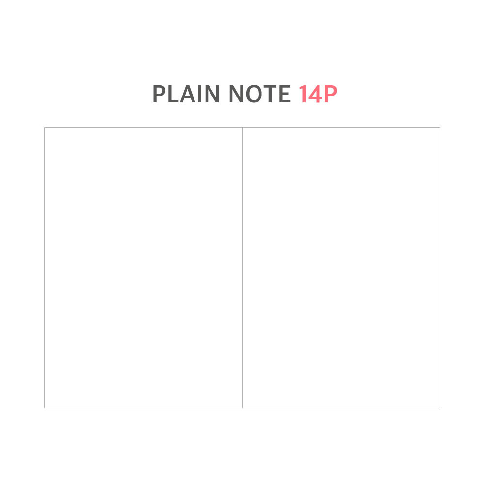 plain note - O-check 2024 Mon Journal A5 Dated Weekly Diary Planner