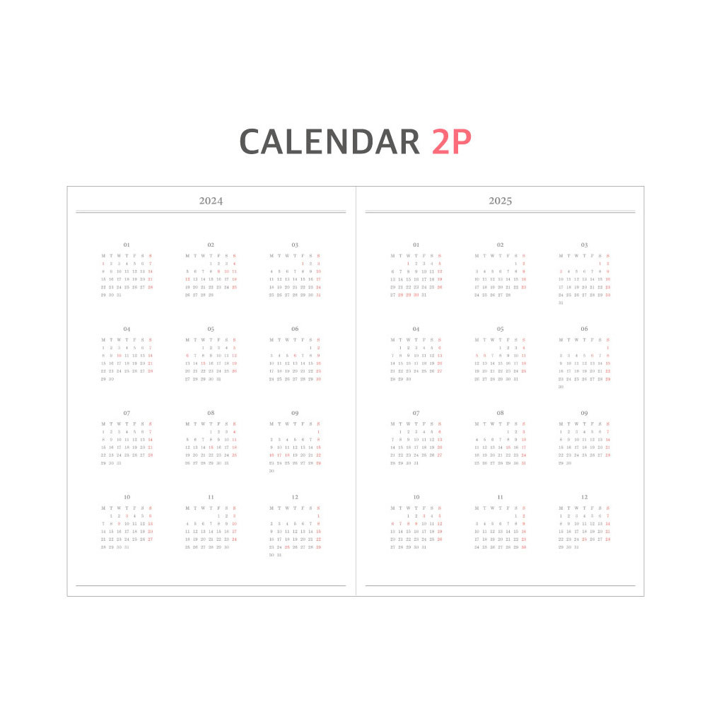 Calendar - O-check 2024 Mon Journal A5 Dated Weekly Diary Planner