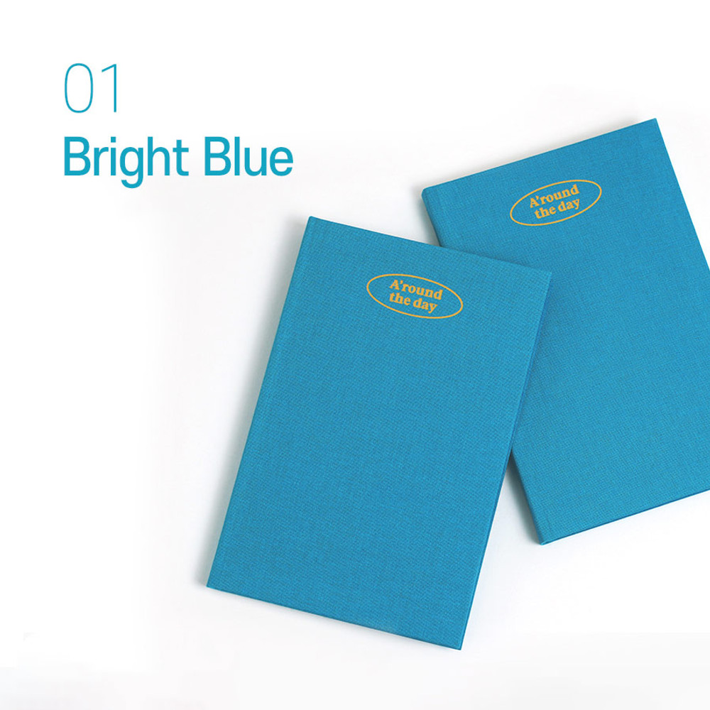 Bright blue - 2024 A'round Large Dated Weekly Planner Agenda