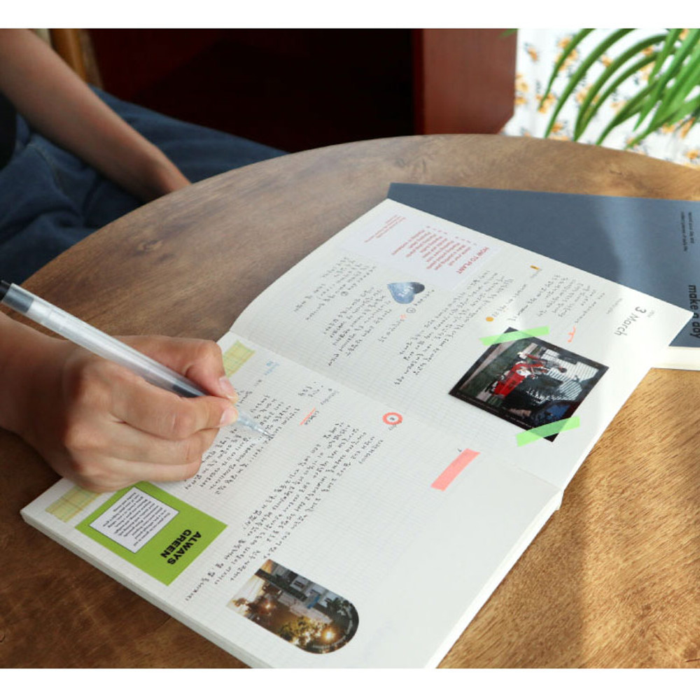 example of use - O-check 2024 Make A Day A5 Dated Weekly Diary Planner