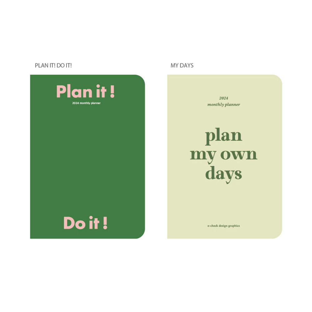 options - O-check 2024 Compact B6 Dated Monthly Diary Planner