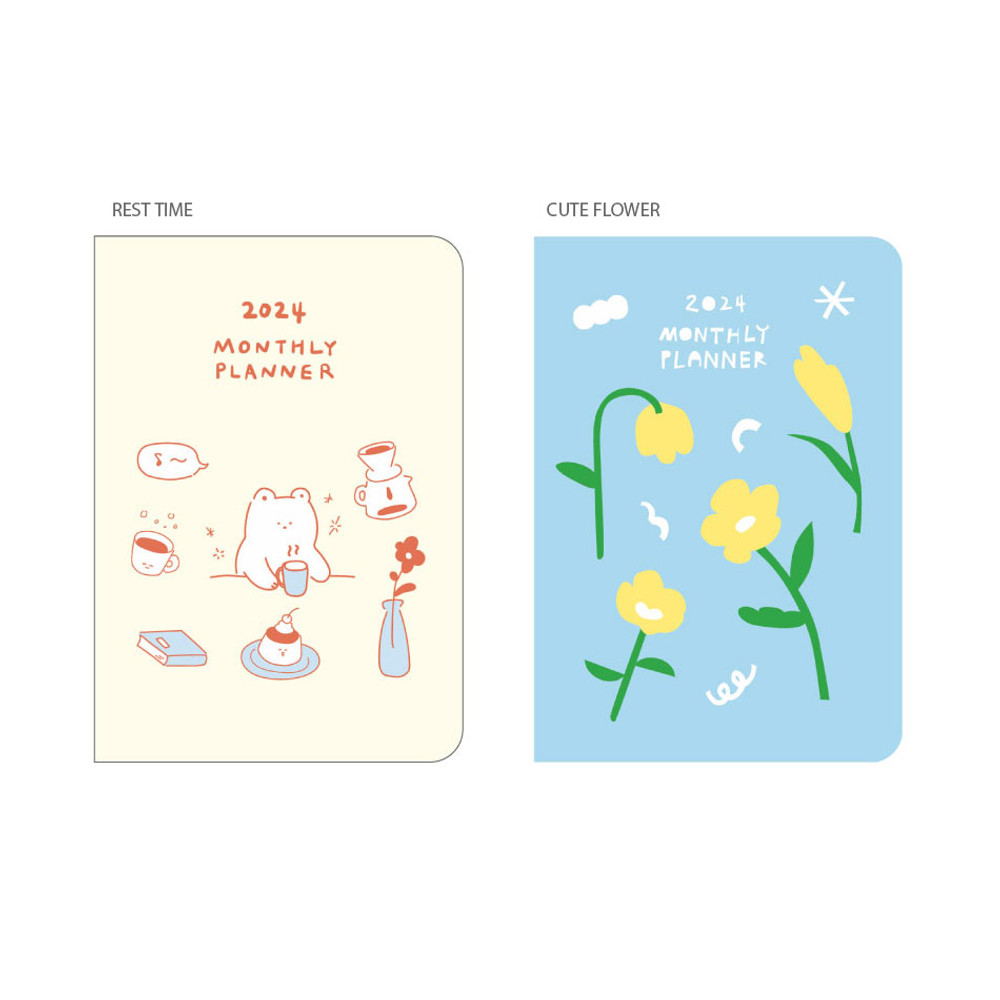 options - O-check 2024 Compact B6 Dated Monthly Diary Planner