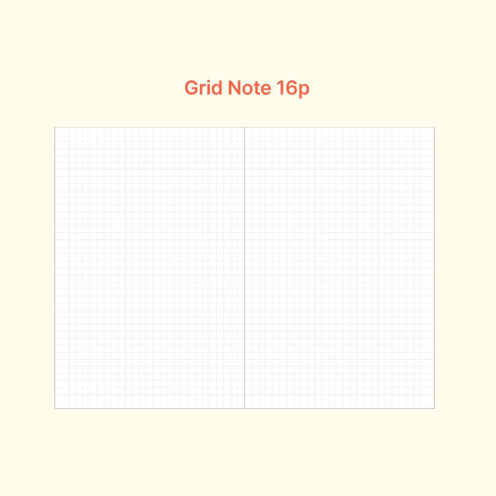 grid note  -check 2024 Compact B6 Dated Monthly Diary Planner