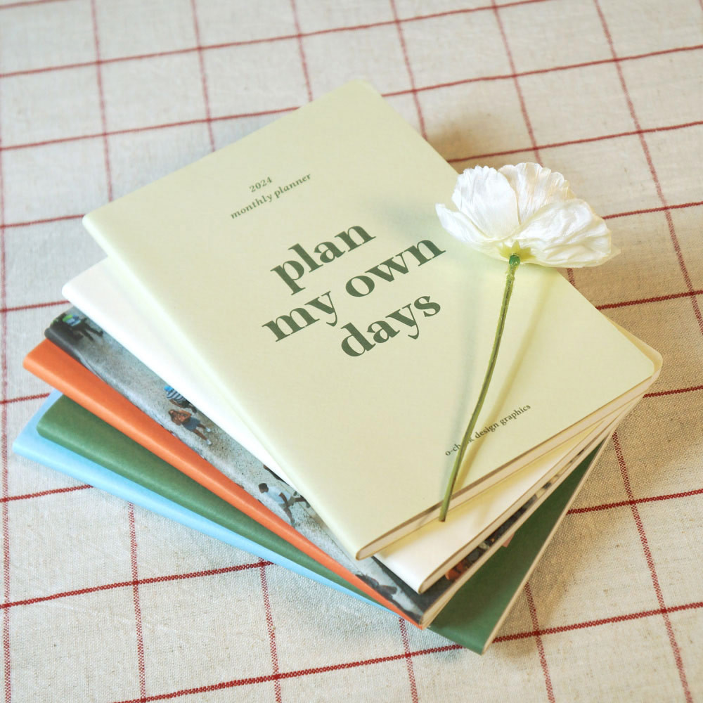 O-check 2024 Compact B6 Dated Monthly Diary Planner