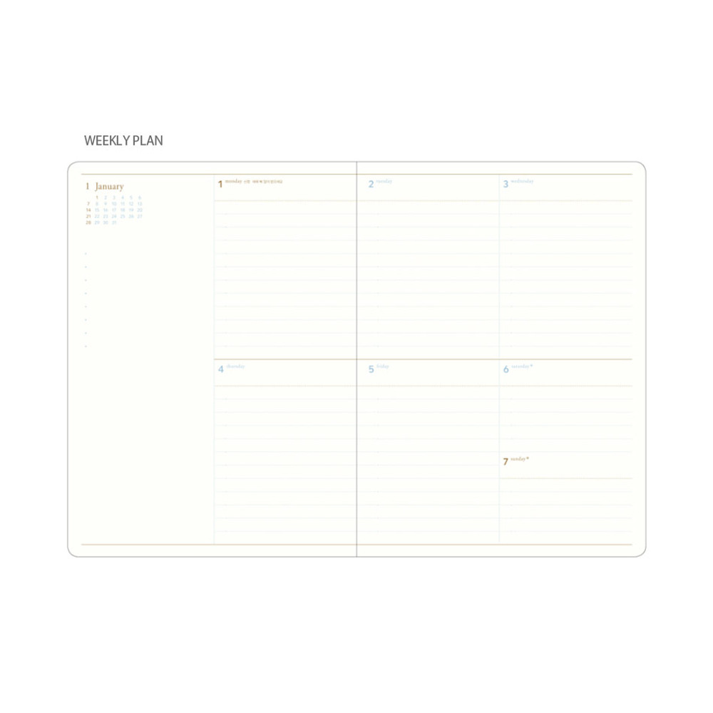 Weekly plan - 2024 Making Memory A5 Dated Weekly Planner Agenda