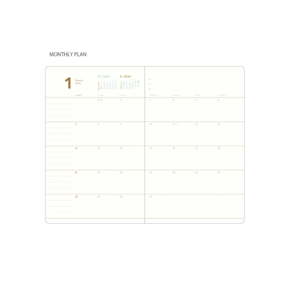 Monthly plan - 2024 Making Memory Medium Dated Weekly Planner