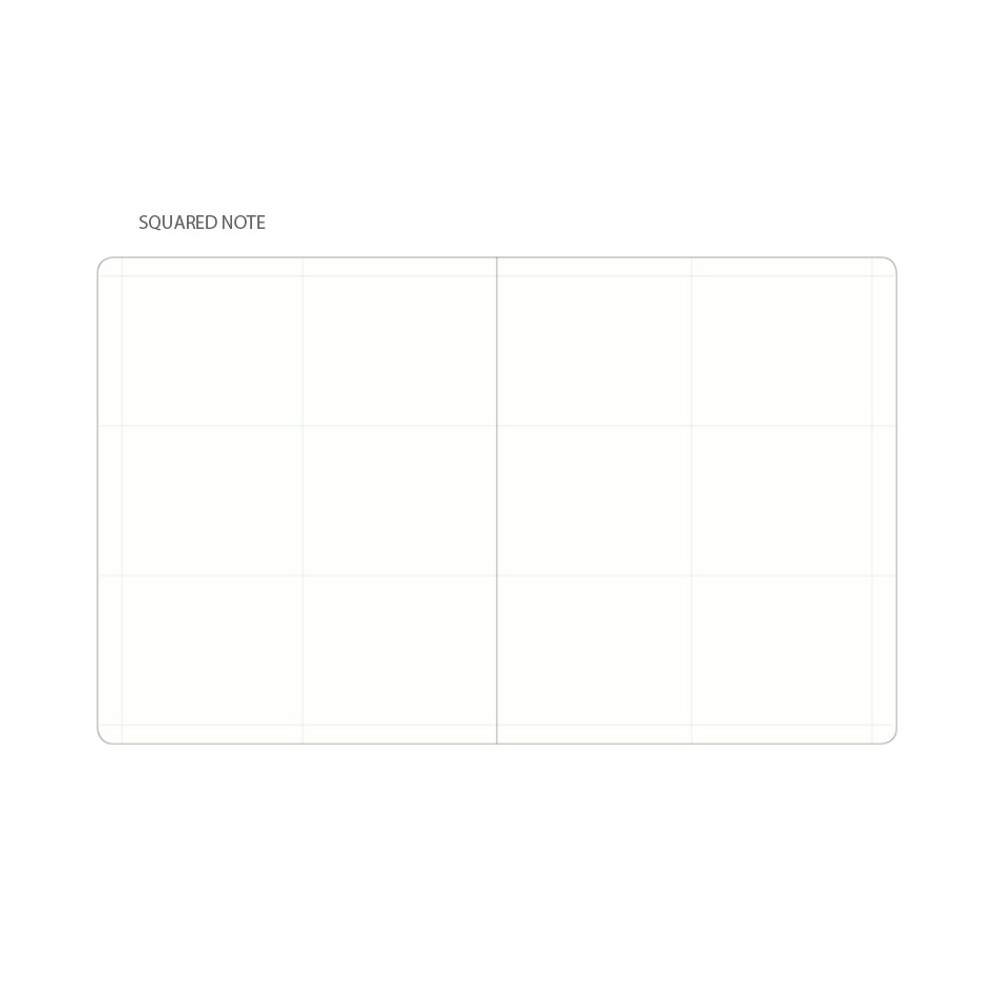 Squared note - 2024 Making Memory Small Wide Dated Monthly Planner Agenda