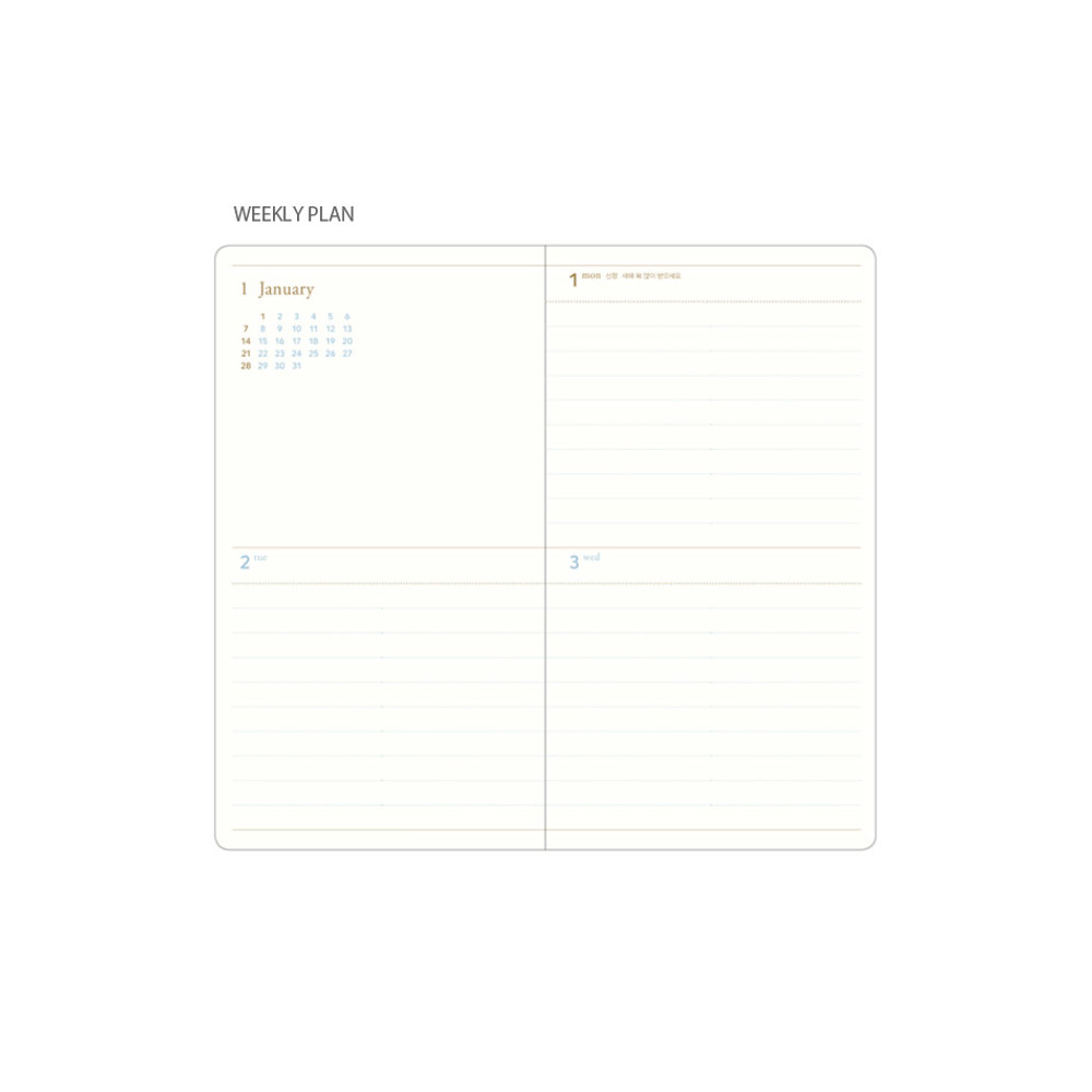 Weekly plan - 2024 Making Memory Handy Dated Weekly Planner Agenda
