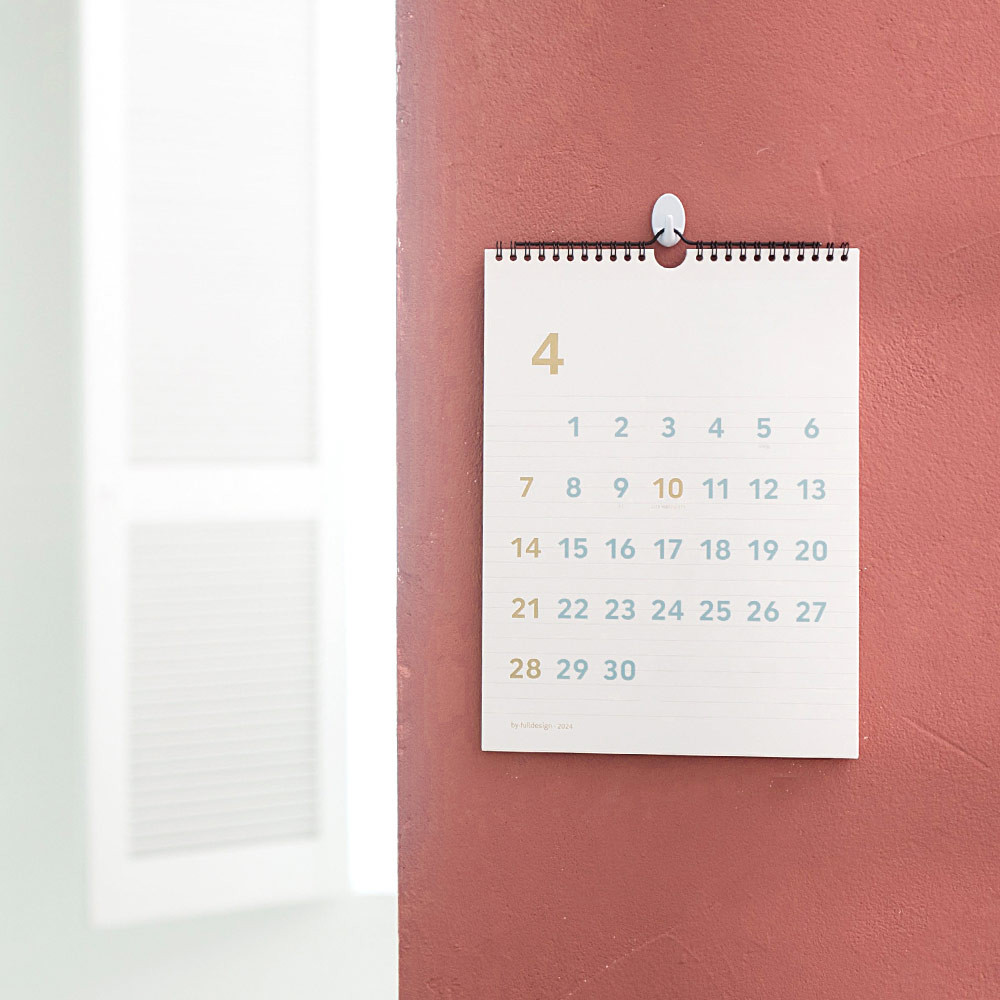 2024 Simple Large Monthly Wall Calendar