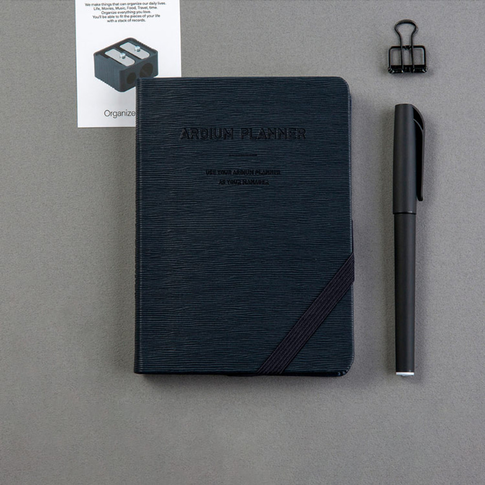 Navy - 2024 Simple Small Dated Weekly Planner Agenda
