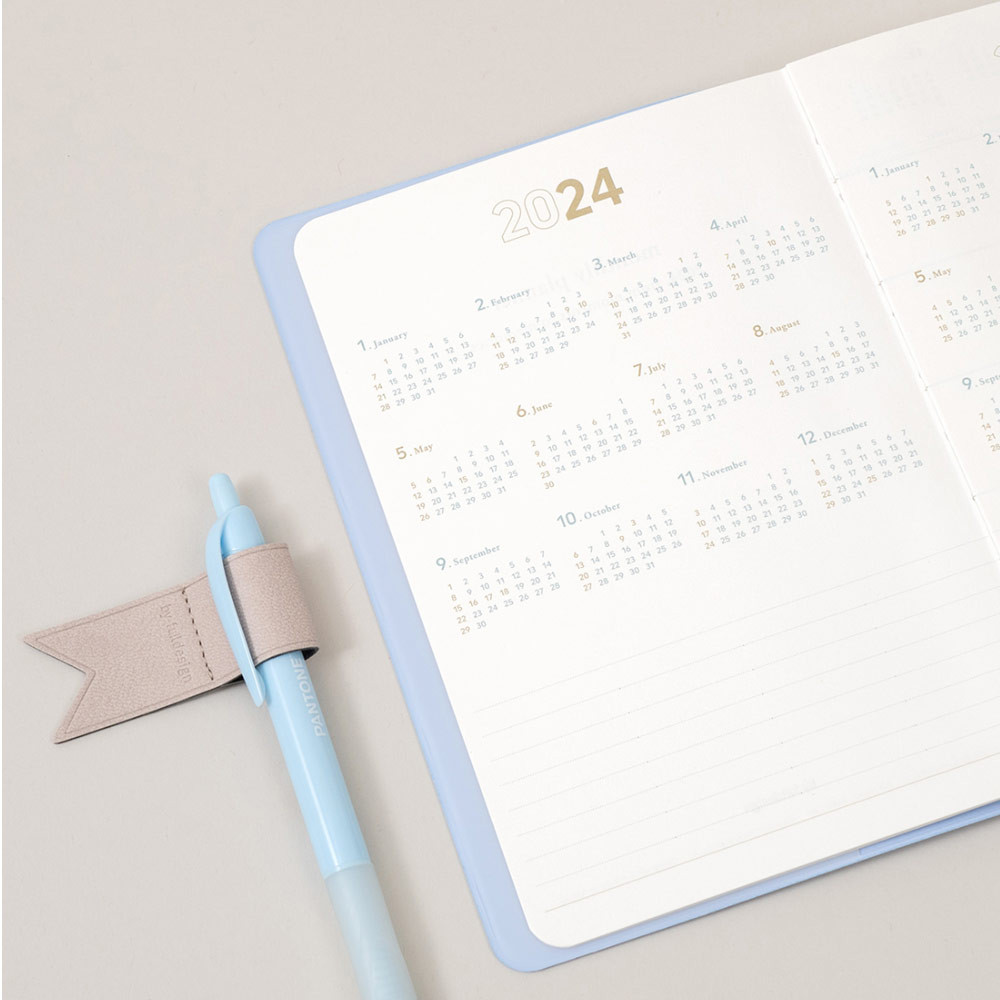 2024 Notable Memory Slim B6 Dated Weekly Planner Agenda