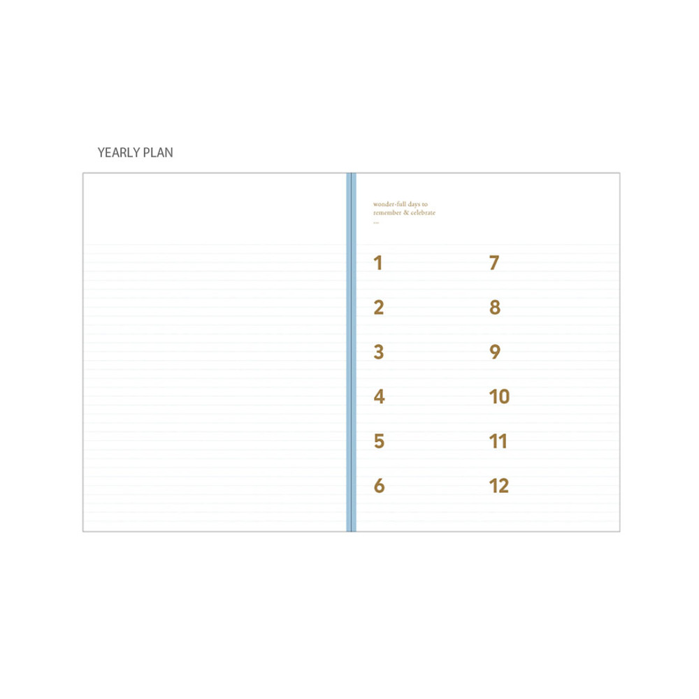 2024 Second A4 Twin Wire Dated Monthly Planner Agenda