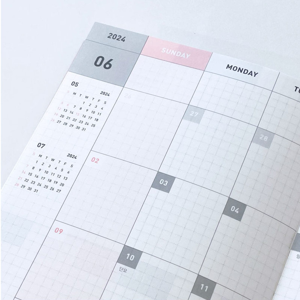 STIL x Kaeli Mae 2024 Dated Weekly Task & Schedule Planner Agenda Calendar