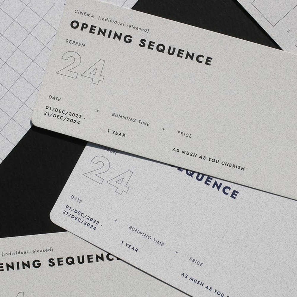Bookmark - 2024 Opening Sequence B6 Dated Weekly Diary Planner
