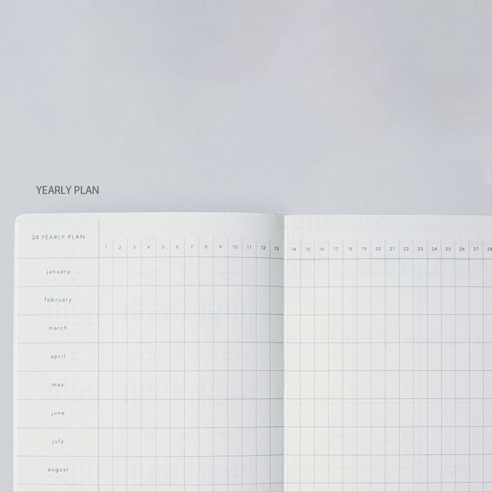 Yearly plan - 2024 Opening Sequence B6 Dated Weekly Diary Planner