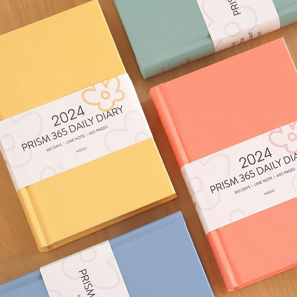 2024 Daily Dairy Planner 365 Calendar Note 2024 Day Book Planner 2024 Daily  Planner 2024 Diary Journal One Day per Two Page Agenda 