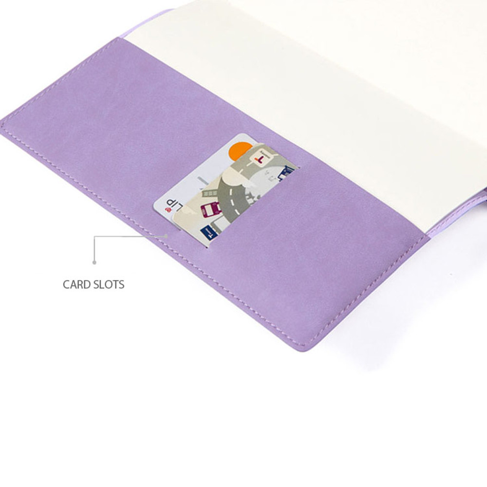 Card slots in the cover