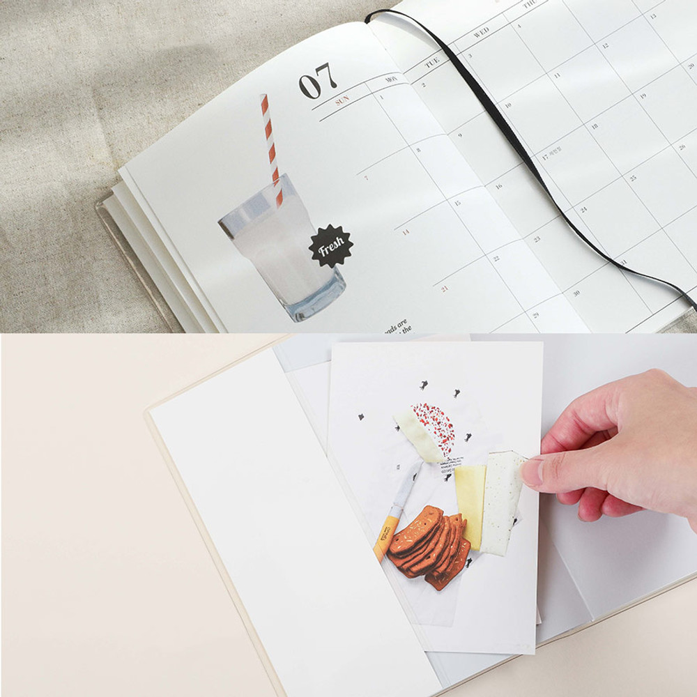 Ribbon bookmark, Clear PVC cover