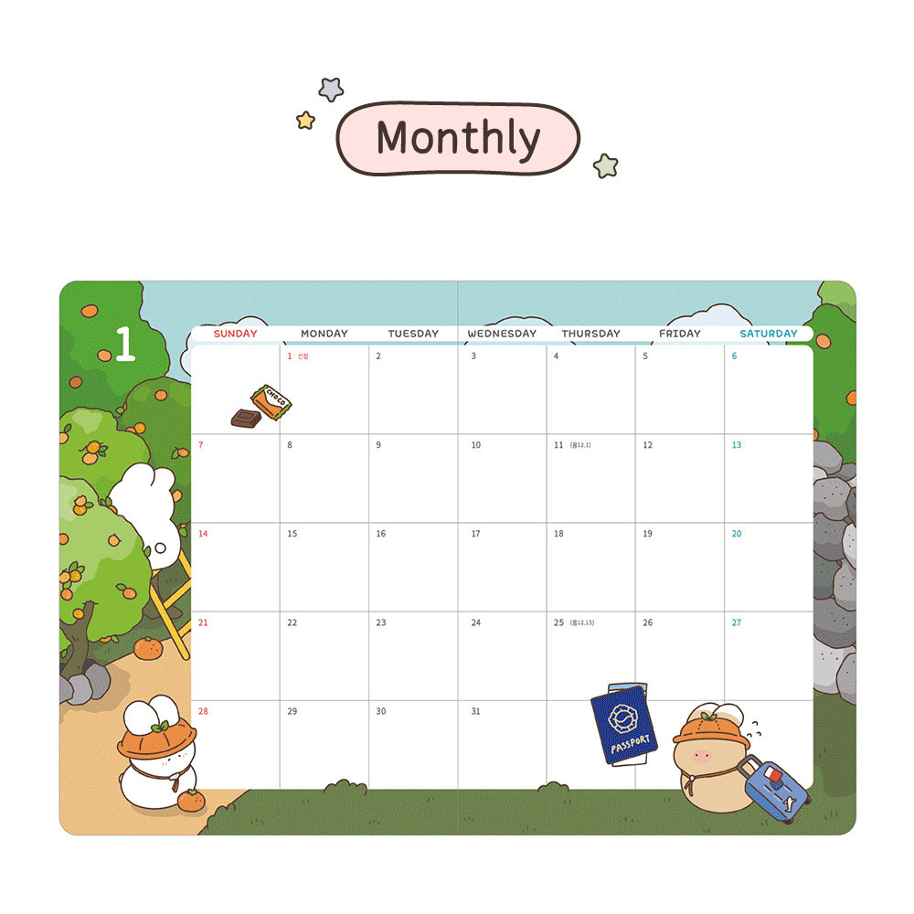 2024 Weekly Planner: Organize Your Year with Cute Cat Illustrations,  Numbered Weeks, 'Priorities,' and 'Don't Forget' Sections for Kids and  Adults