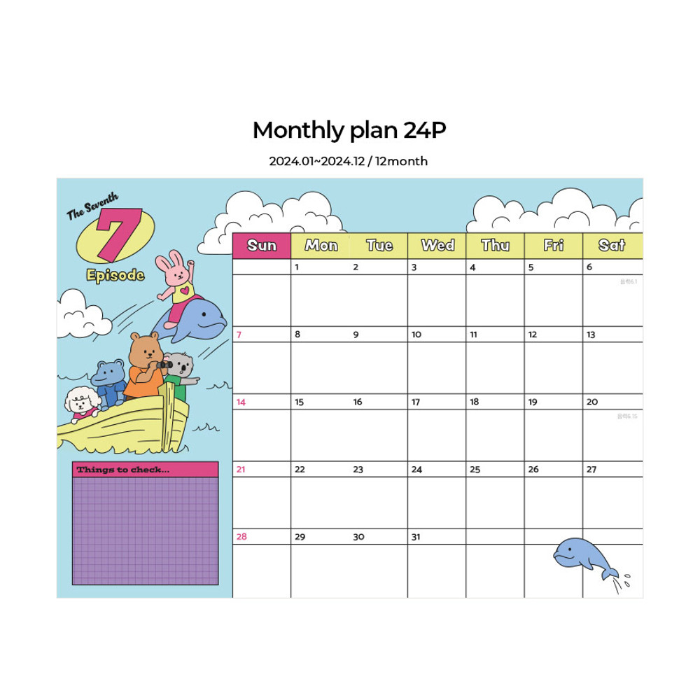 Iconic 2024 Everyday Life B6 Dated Weekly Planner Diary