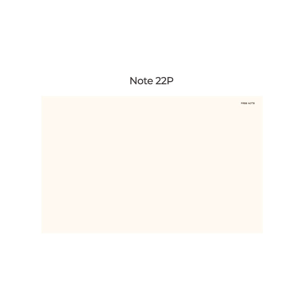 Plain note - 2024 Jelly Bear Dated Weekly Diary Planner