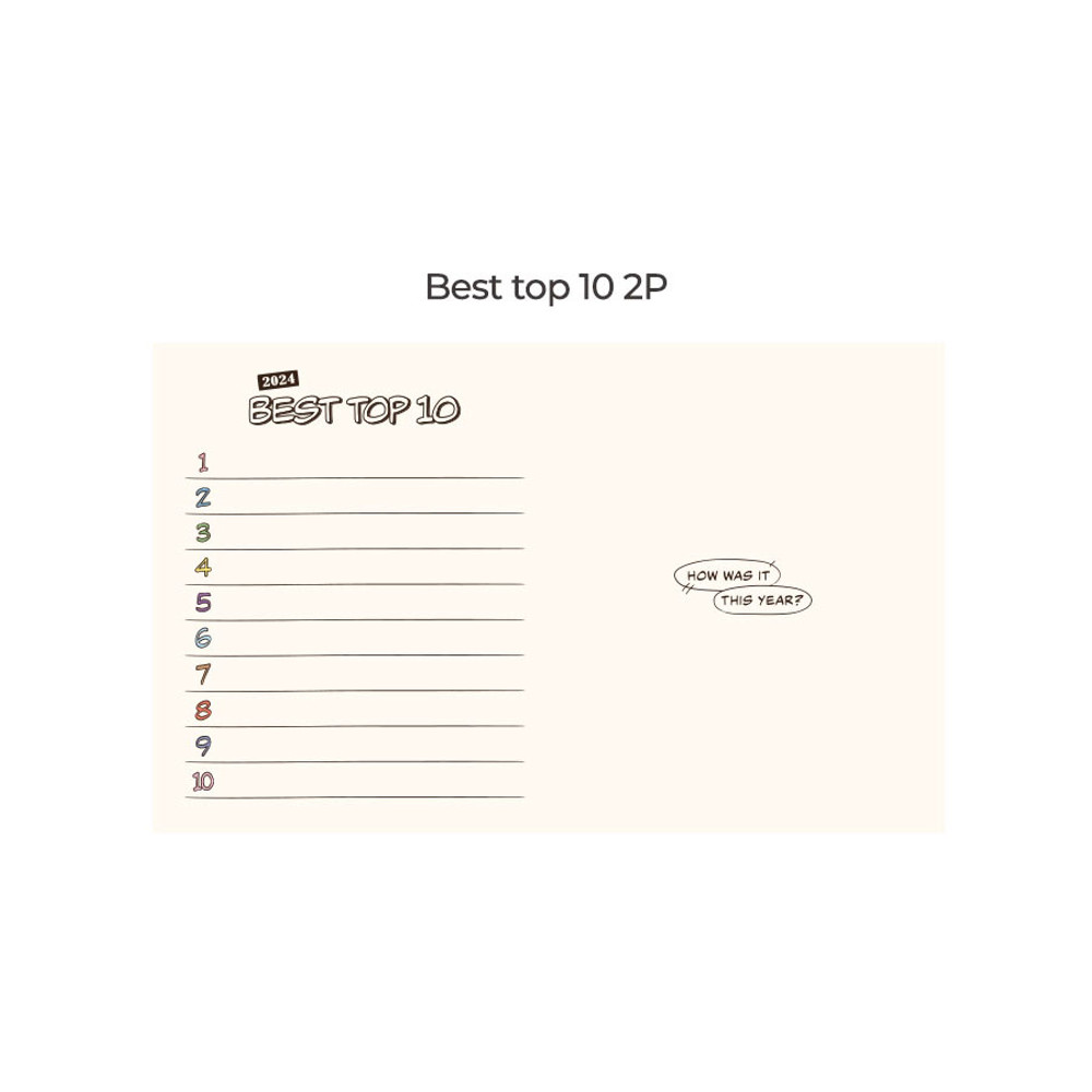 Best top 10 - 2024 Jelly Bear Dated Weekly Diary Planner