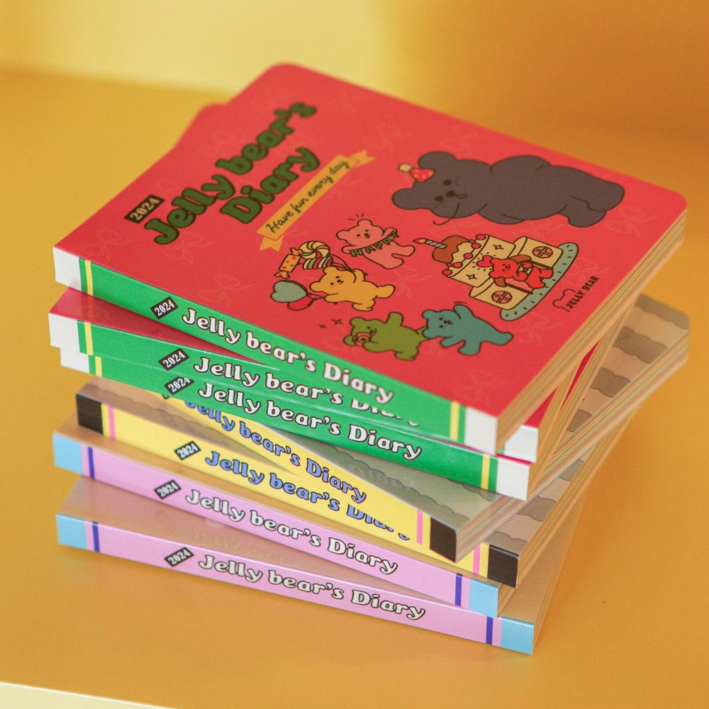 2024 Jelly Bear Dated Weekly Diary Planner
