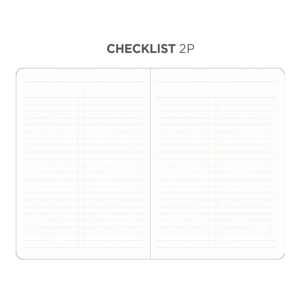 Checklist - 2024 Dot Your Day Dated B6 Weekly Planner Diary