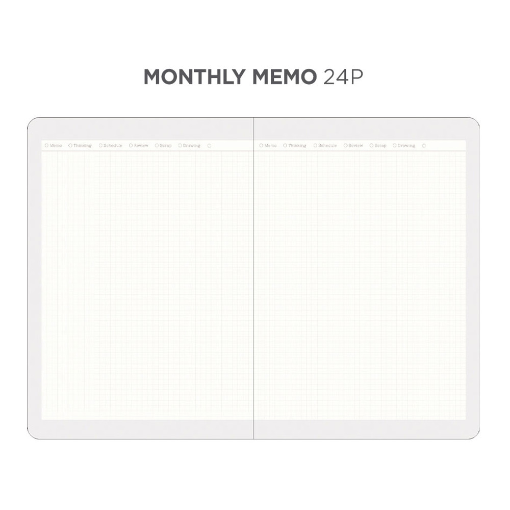 Monthly memo - 2024 Dot Your Day Dated B6 Weekly Planner Diary
