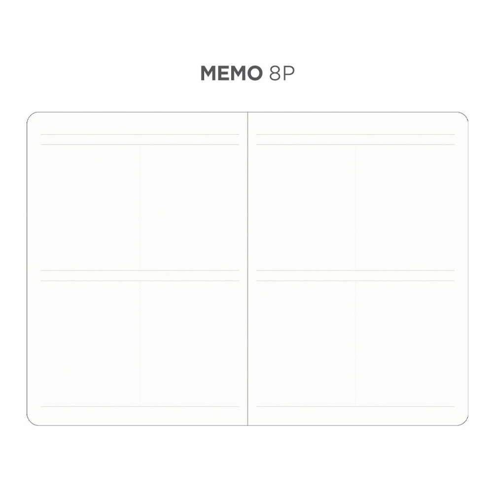 Memo - 2024 Dot Your Day Dated B6 Weekly Planner Diary
