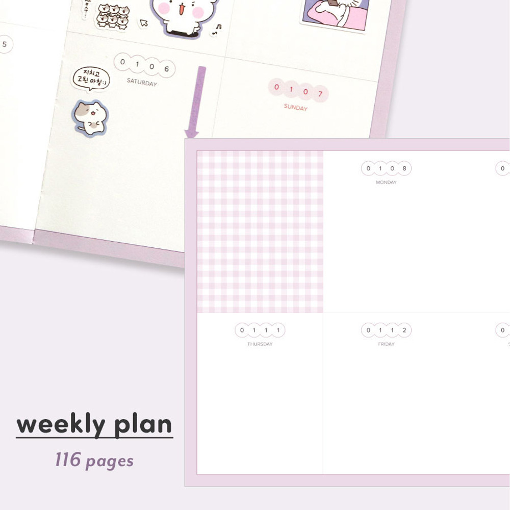 Plan With Me April & Korean Stationery Haul — Evelyne Park