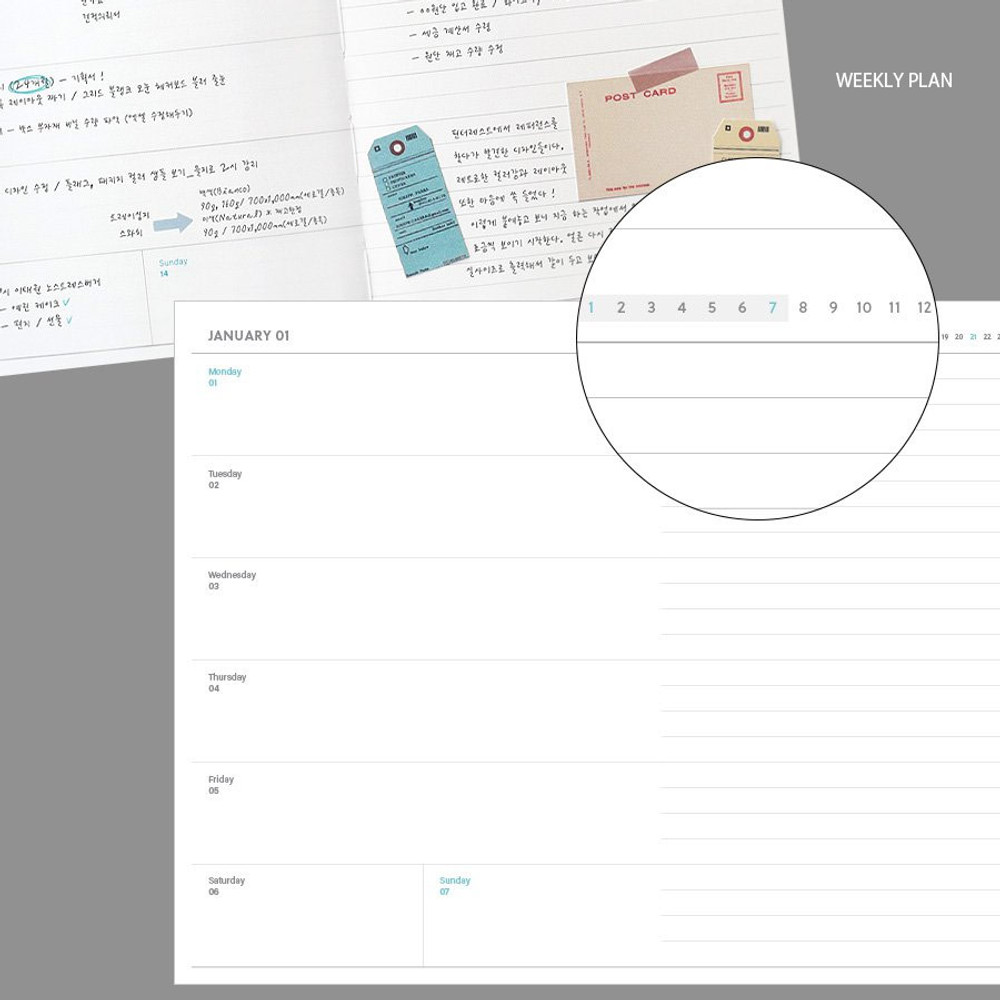 Weekly plan - 2024 Flow Dated Weekly Diary Planner