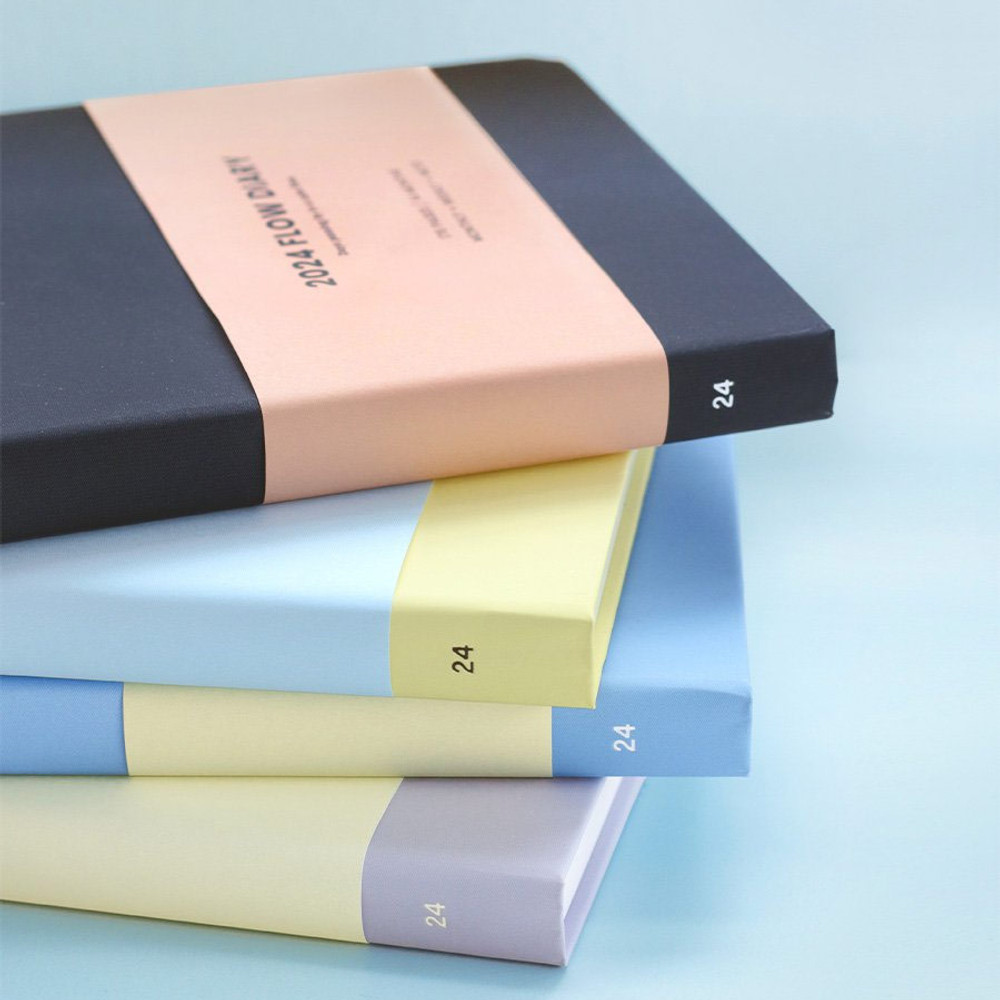 Detail of 2024 Flow Dated Weekly Diary Planner