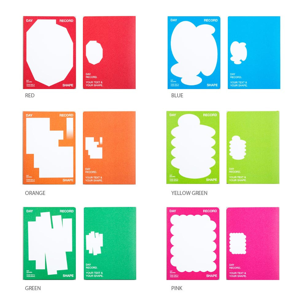 Colors of 2024 Day Record A5 Dated Monthly Planner Lined Notebook