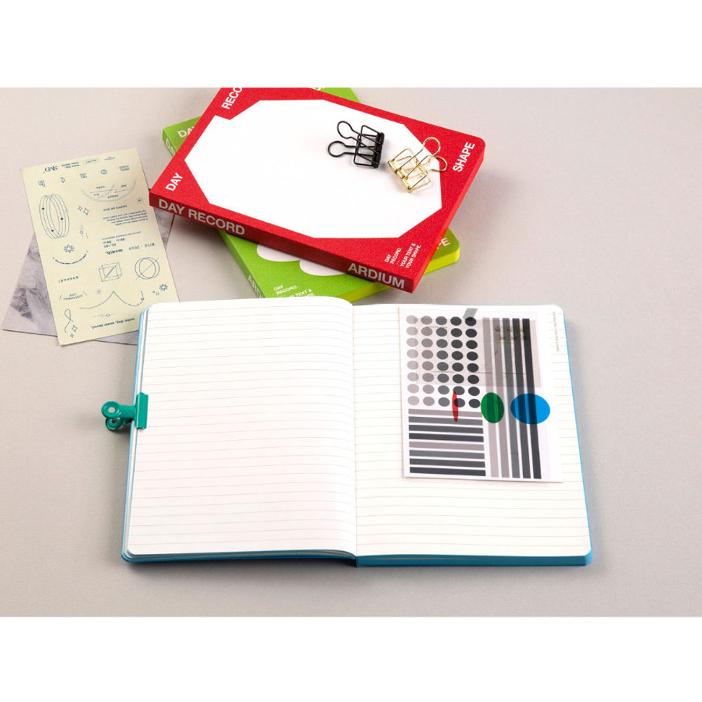 2024 Day Record A5 Dated Monthly Planner Lined Notebook