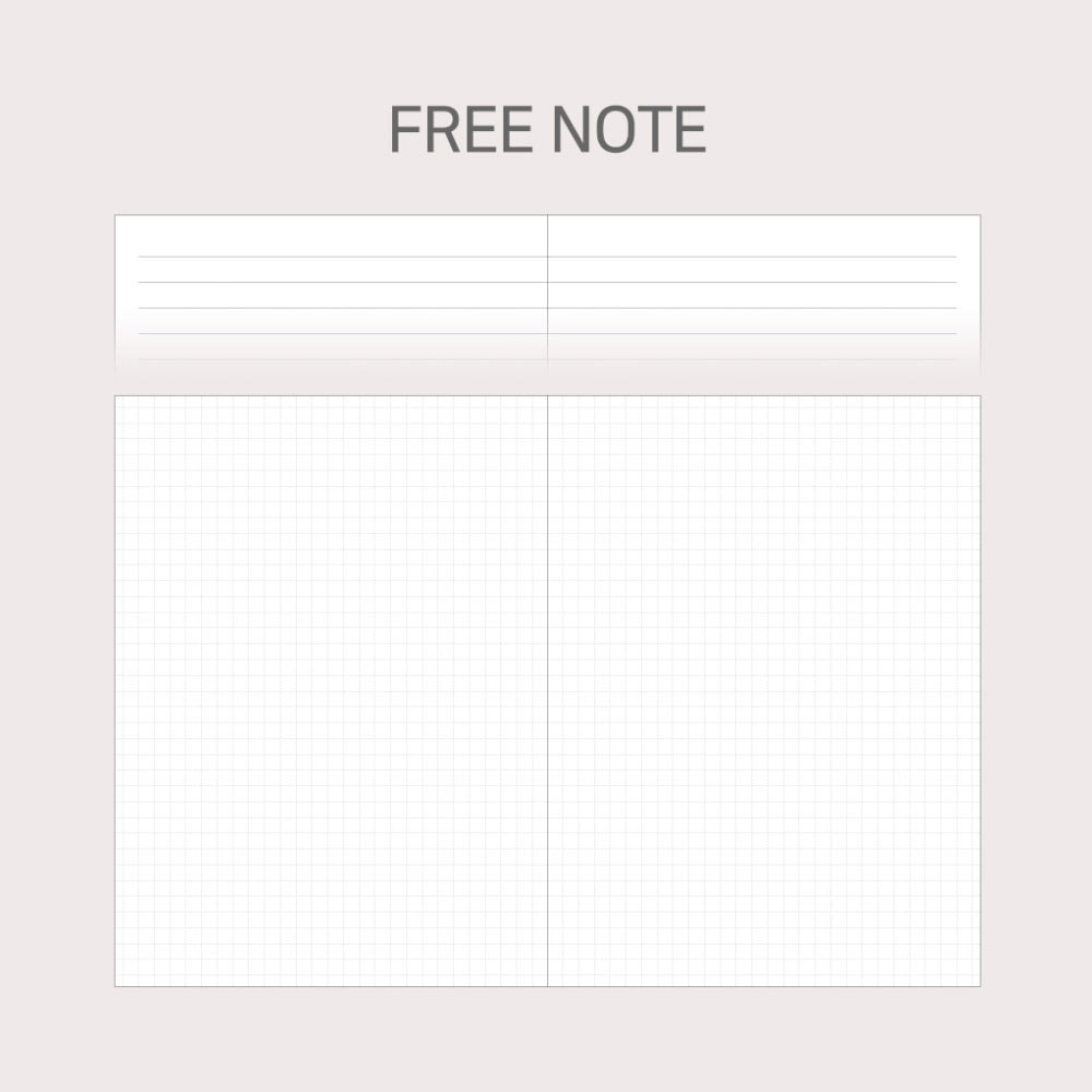 Free note - 2024 Red Rabbit A6 Dated Weekly Planner Diary