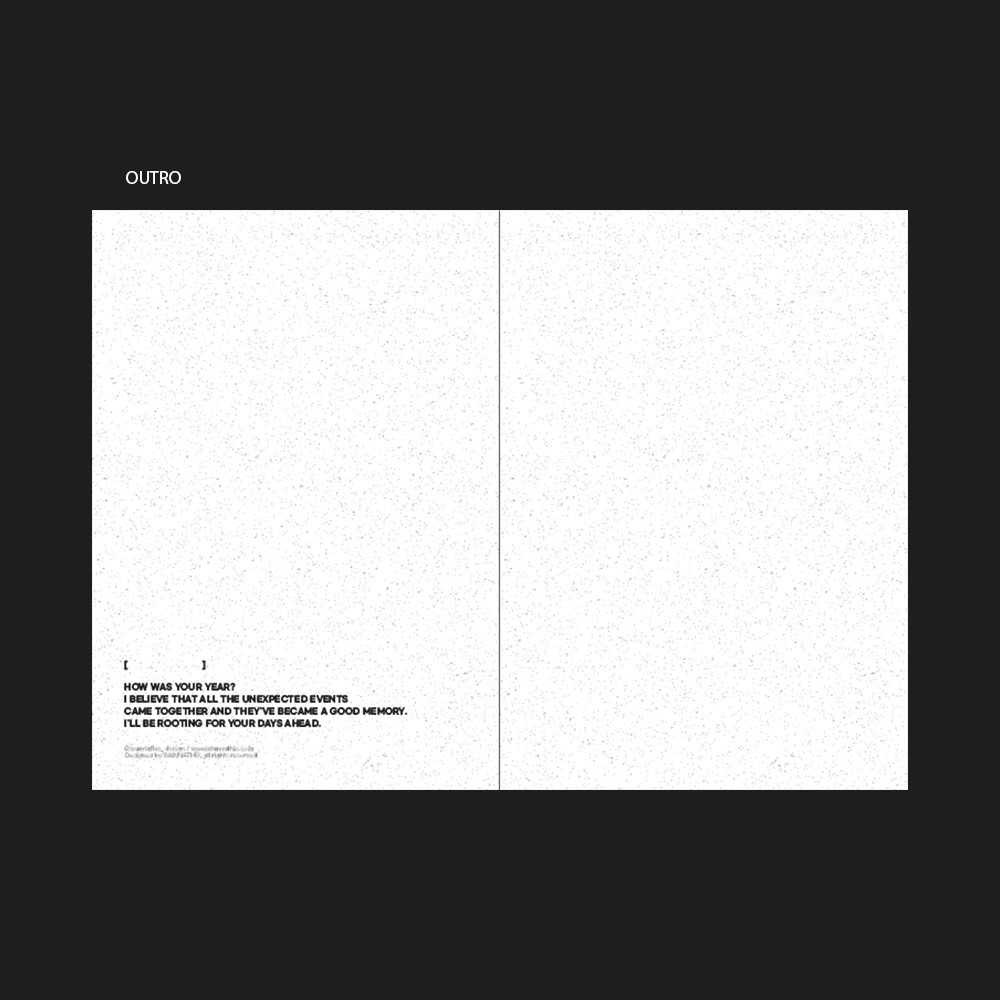 Outro - Untitled B6 Dateless Monthly Diary Note