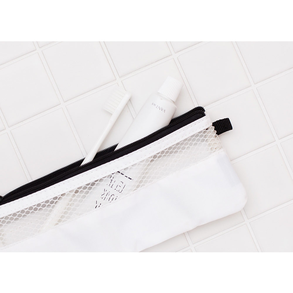 2NUL Travel toothbrush slim zipper mesh pouch - fallindesign