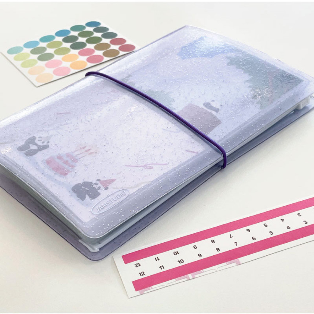 Jam Studio Sticker Album - Short and Long Sticker Sheets - Pink