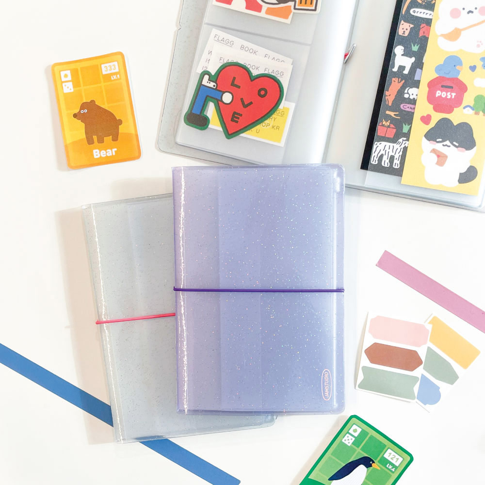 Iconic Holographic A5 Sticker Storage Binder with Pockets