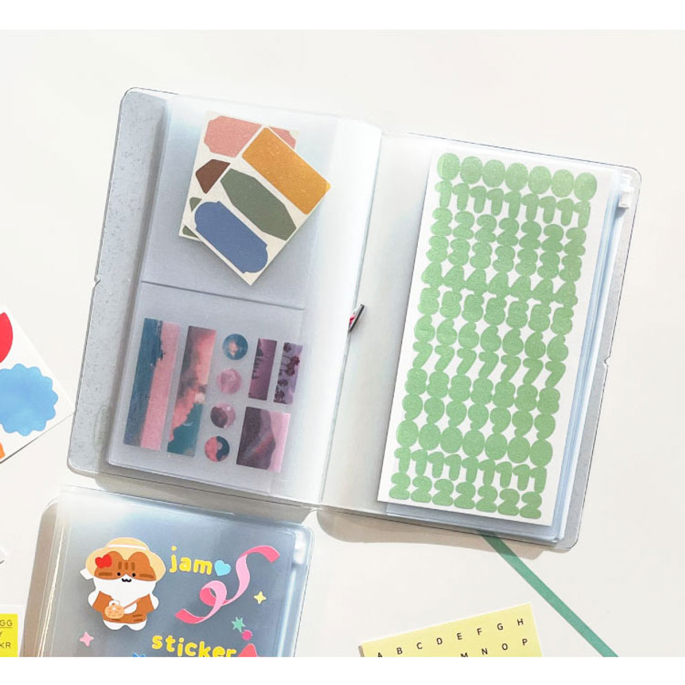 Storage Organization Stickers  Photo Sticker Holder Book