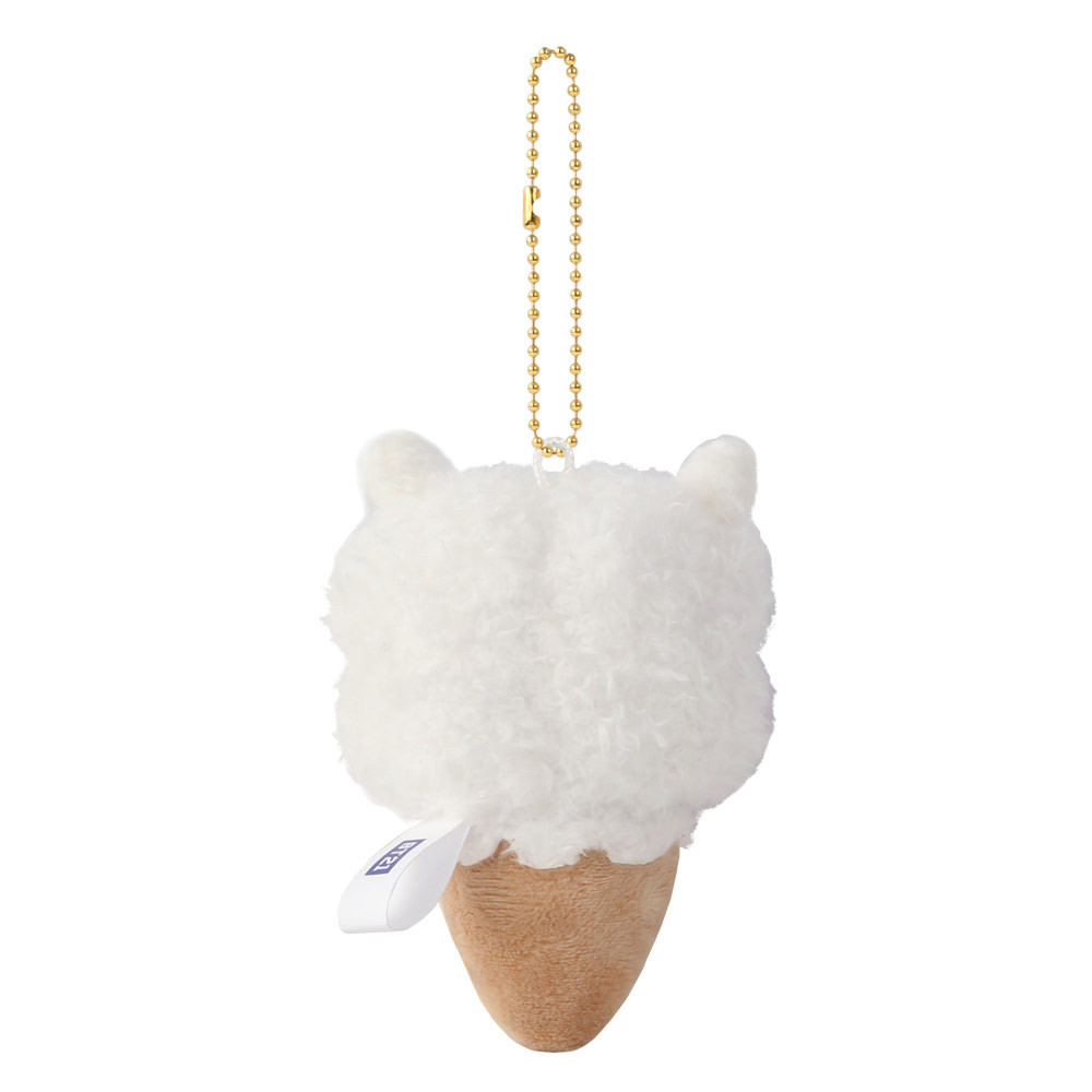 BT21 Minini RJ Ice Cream Plush Keyring Keyclip